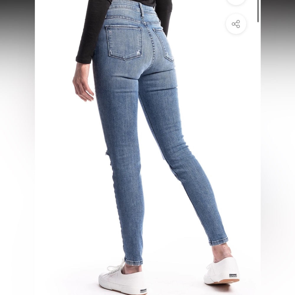 Women's Skinny Jeans in Blue - Picture 2 of 4
